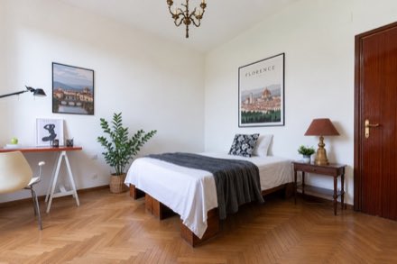 Double bed · single use · Via Carletti · Peretola · Near the Tram