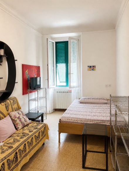 Room with a Sofa and a Large Wardrobe · Via Il Prato 67 · Near the Station · From November